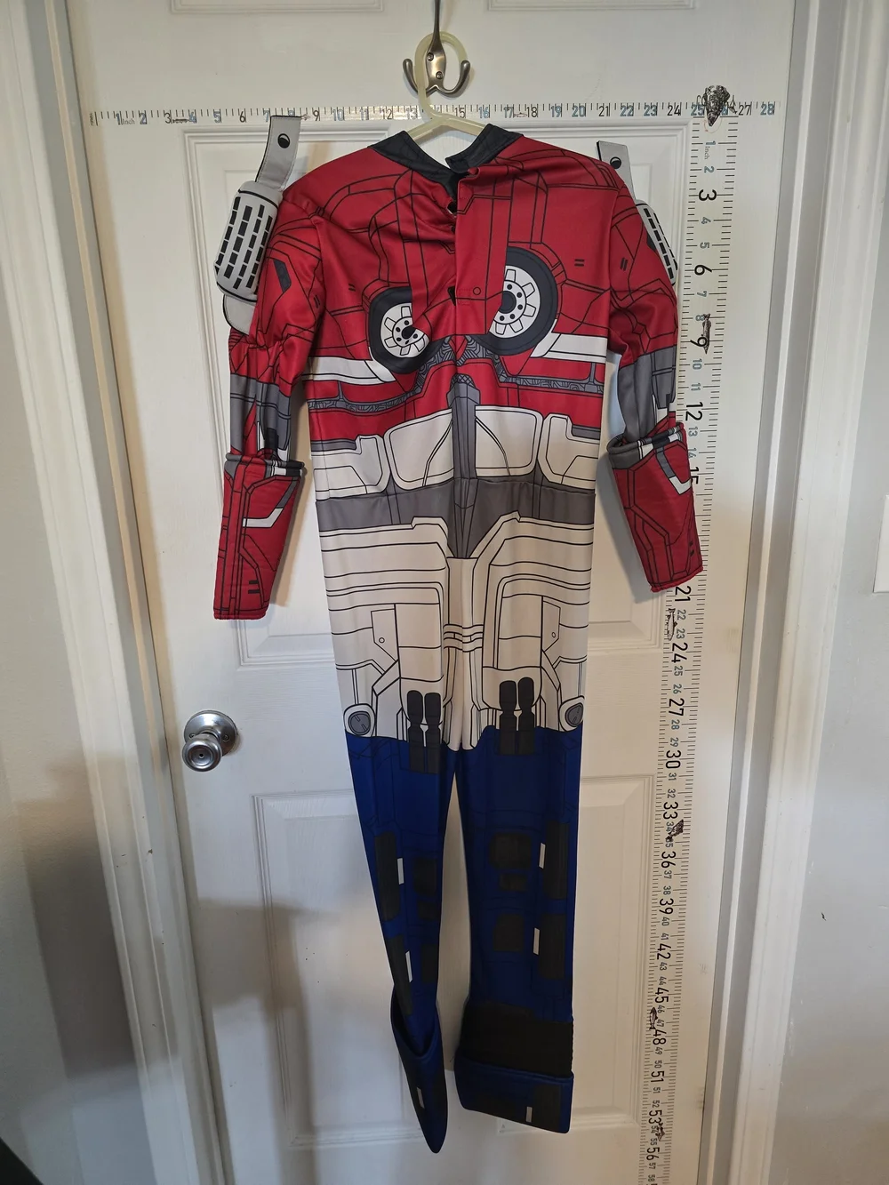 Boys' Red & Blue Robot Jumpsuit Kids Costume